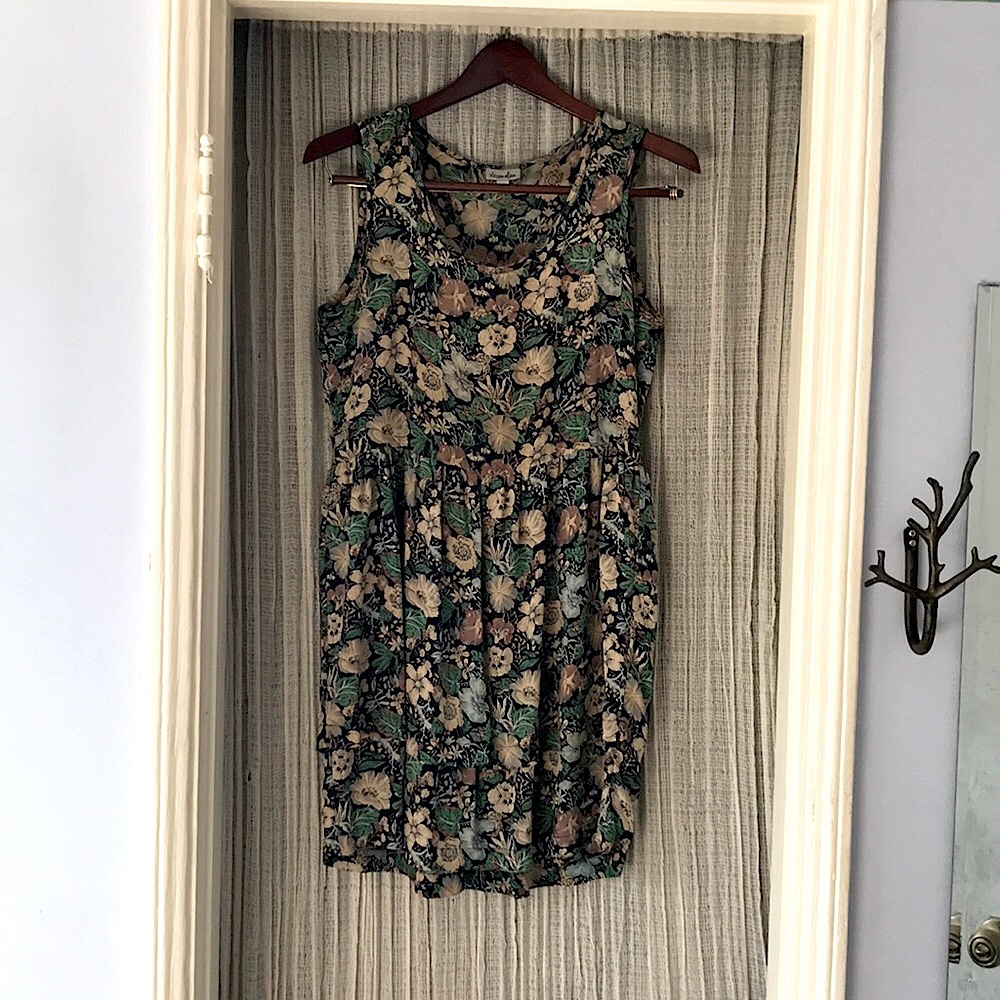 Steven Alan Floral Shift Dress, Size S